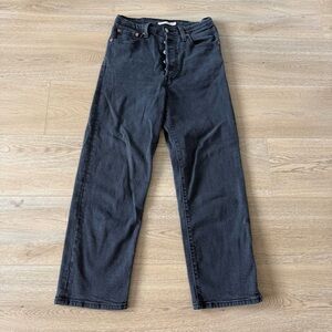 Levi's Ribcage Jeans Straight Ankle Women's 27